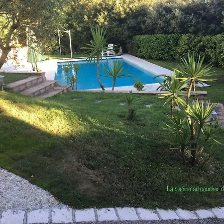 Studio Chez Charles Et Marie, Independant De La Maison, Acces Piscine, Tres Calme, Roquefort-les-Pins Exterior photo